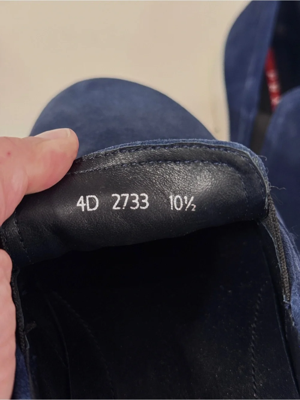 Prada Navy Suede Slip-On Loafers